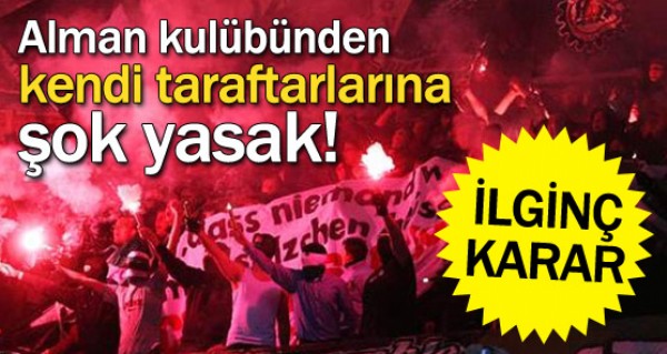 Kendi taraftarlarna ceza verdiler!